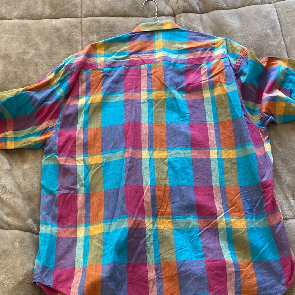 Multicolored button down funky XL - Picture 3 of 3